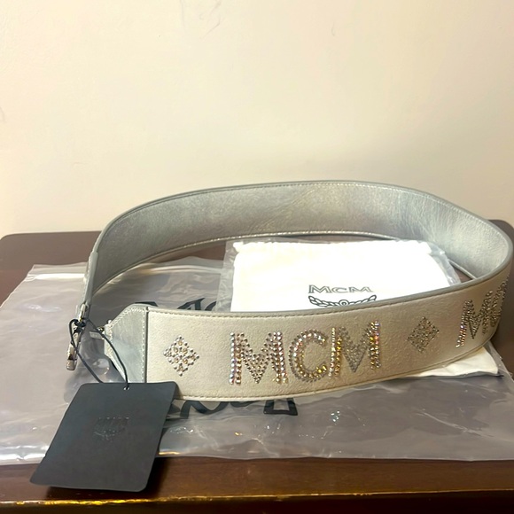 MCM Crystal Embellished
Monogram Replacement Shoulder Strap, NWT! - Picture 2 of 4